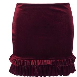 Velvet Skirt